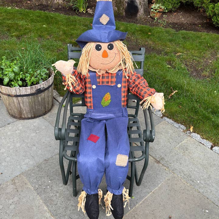 WORTH IMPORTS - Wholesale Outdoor Ornament/Decor - 60" Fall Harvest Sitting Scarecrow, Porch Decoration2