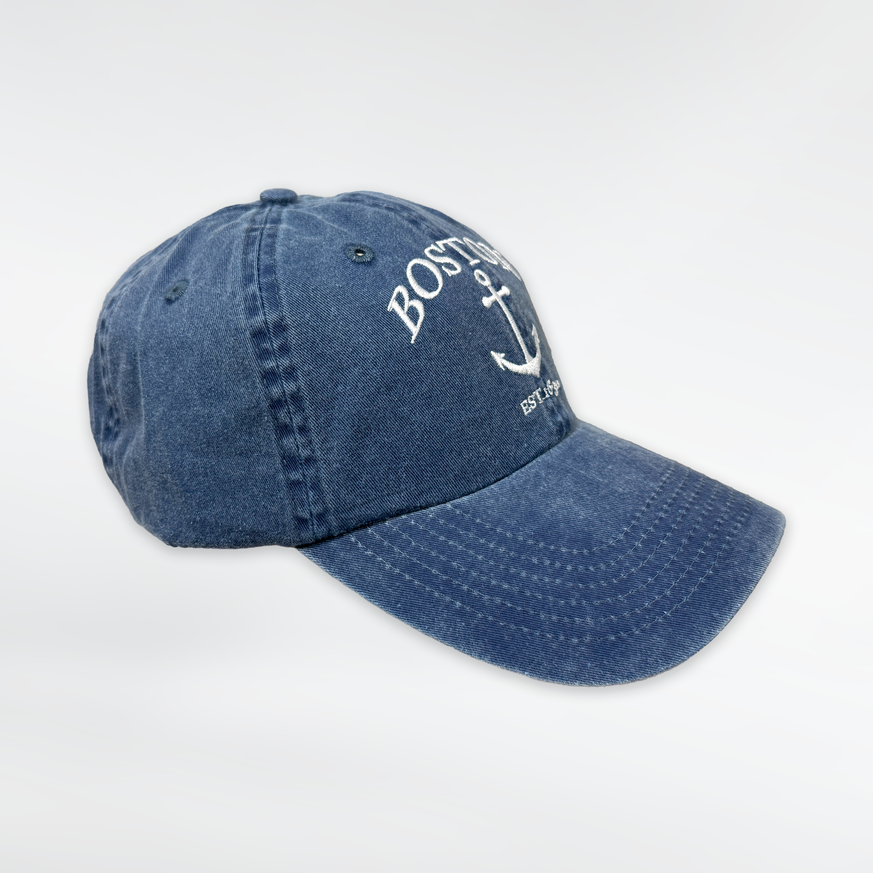 Commonwealth Souvenirs - Wholesale Baseball Cap - Unisex - Boston Vertical Anchor Baseball Cap1