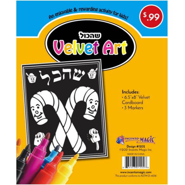 1202 Shehakol Arte de Veludo por atacado de IncentoMagic