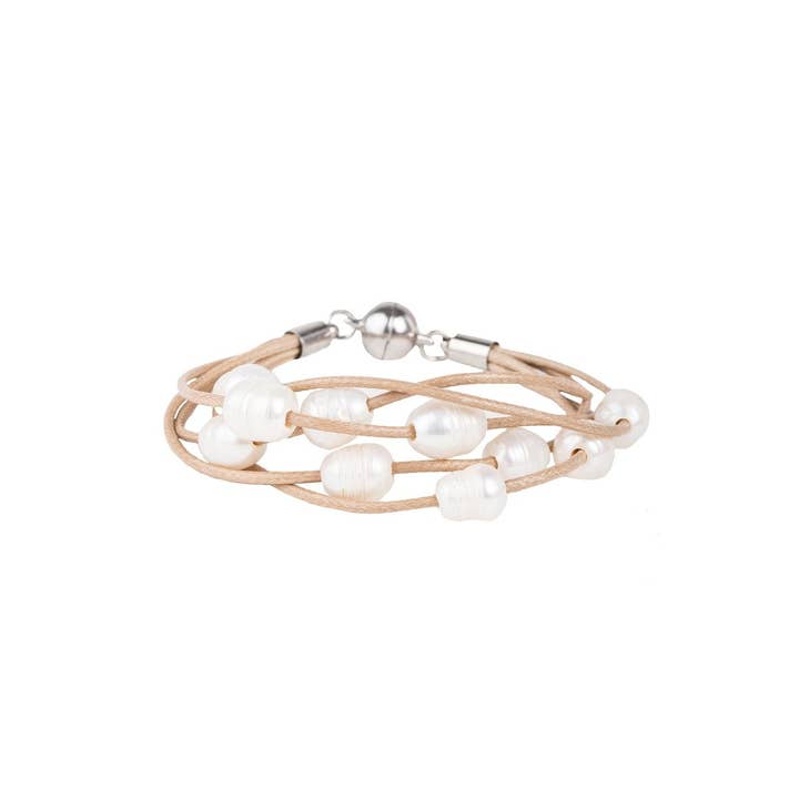 SAACHI - Wholesale Beaded Bracelet - Cosmo luminous Pearls Bracelet