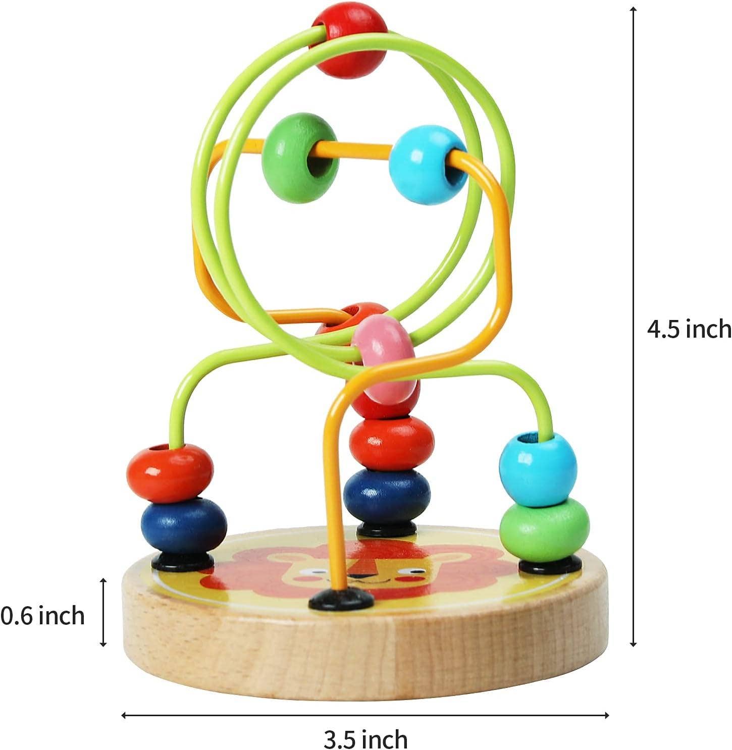 VIGOR - Wholesale Wood Toy - Kids - Perfect Gift Bead Maze Toy for Toddlers Wooden Colorful Roll3