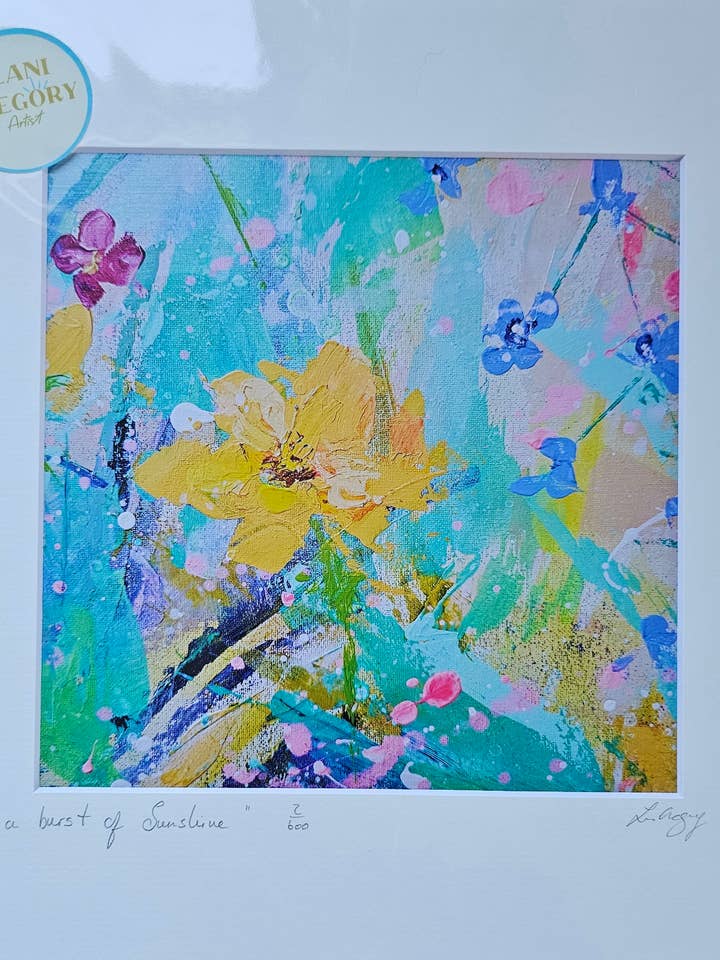 "uma explosão de sol" Edição Limitada por atacado de Lani Gregory - Art