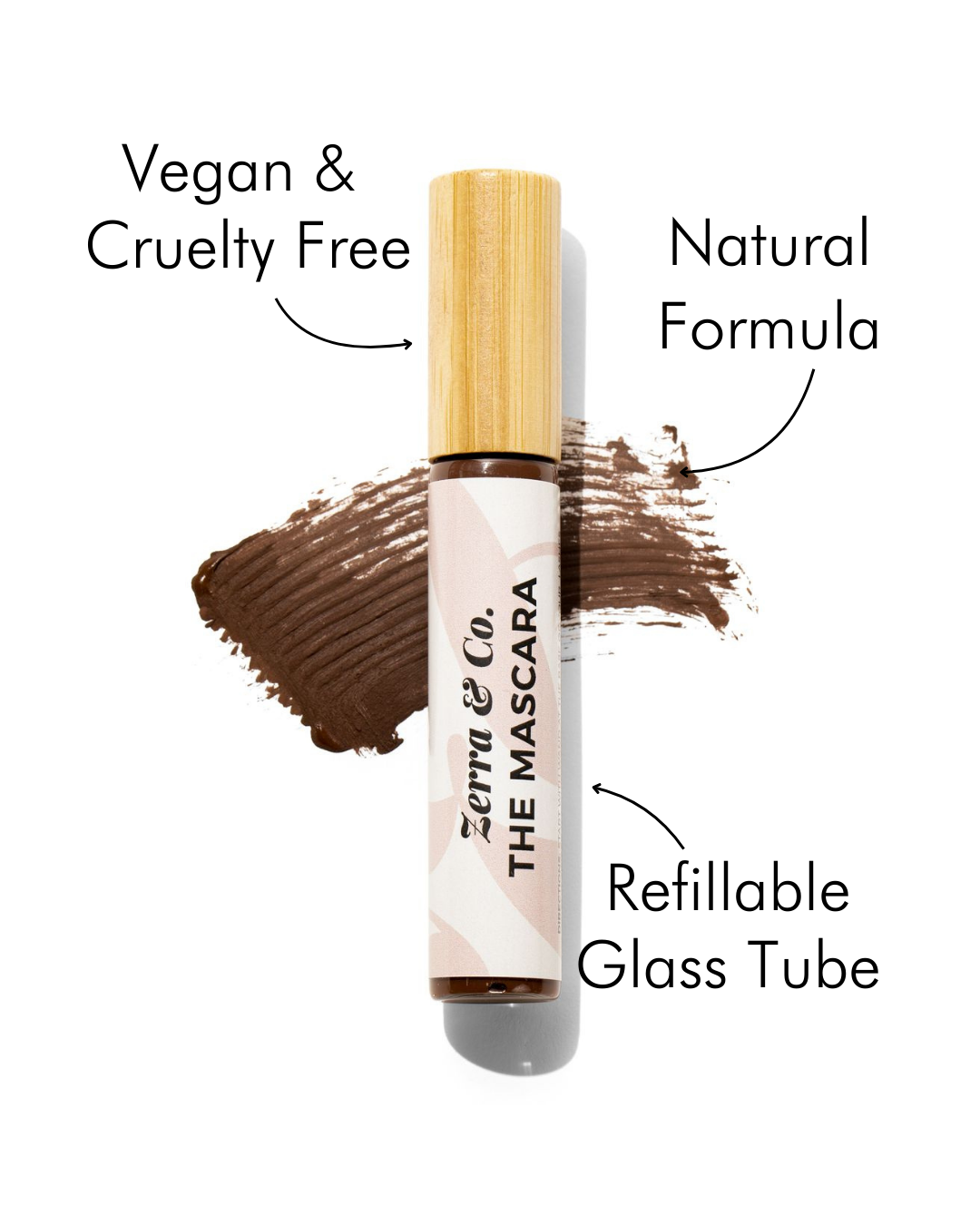 Zerra & Co. - Wholesale Mascara - The Mascara | Natural Refillable Zero Waste Makeup3