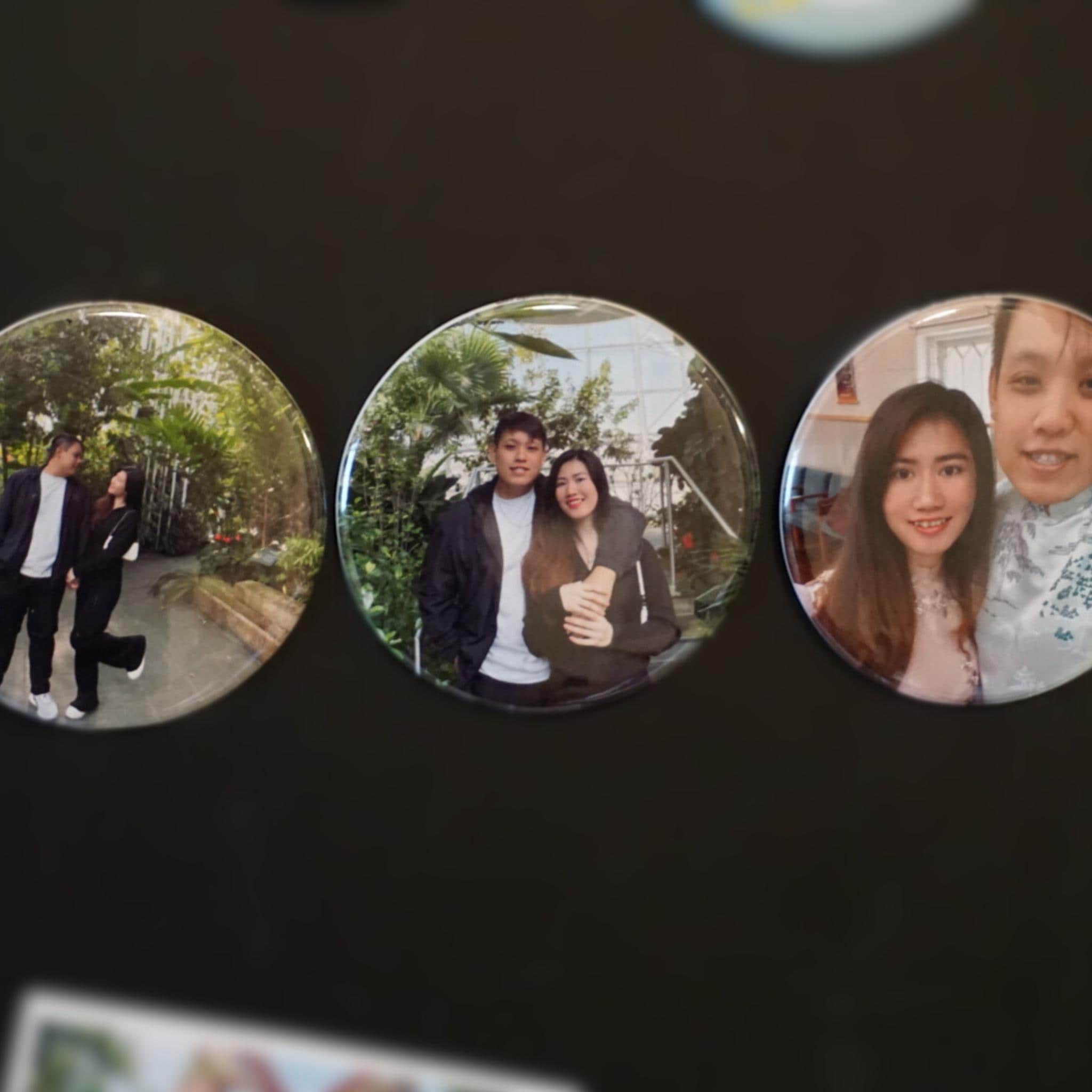 Tieu Magnetic - Wholesale Magnet - Custom 2.5" Round Photo Fridge Magnets Personalized Gift3