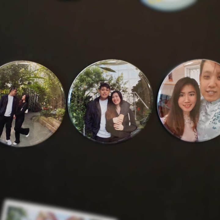 Tieu Magnetic - Wholesale Magnet - Custom 2.5" Round Photo Fridge Magnets Personalized Gift3