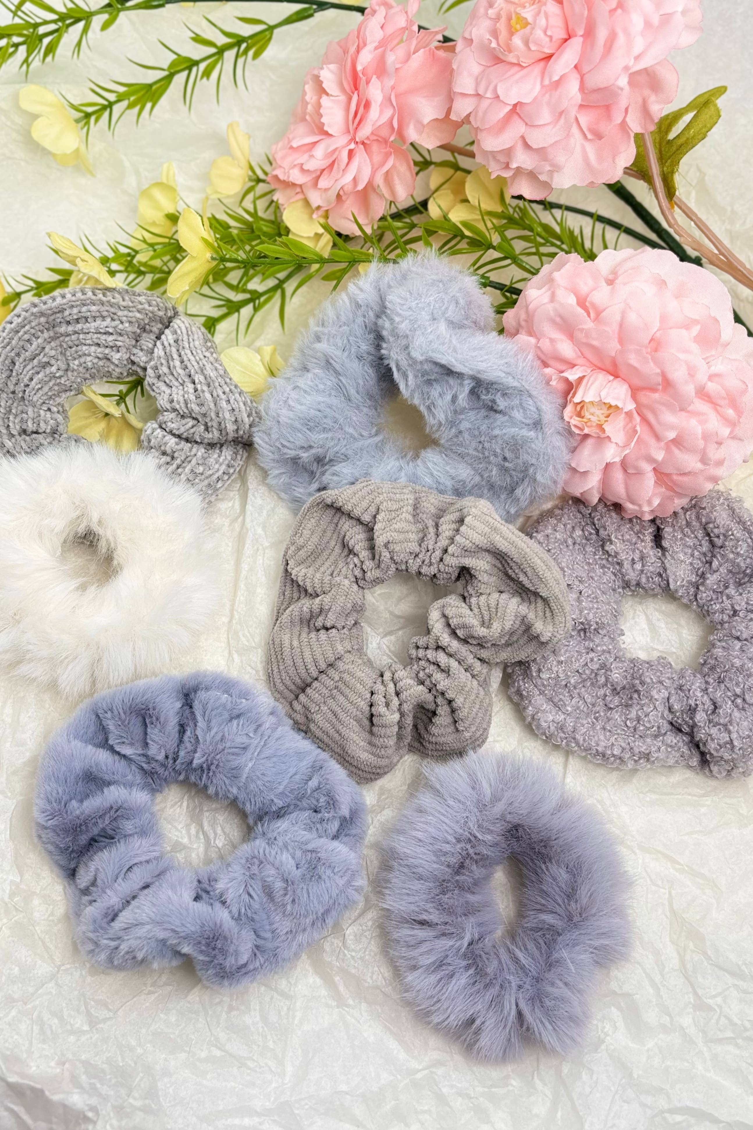 BYREN | ÉLINE L'ATELIER – wholesale Hair tie – Set of 7 elastic scrunchies FQ01-SET5