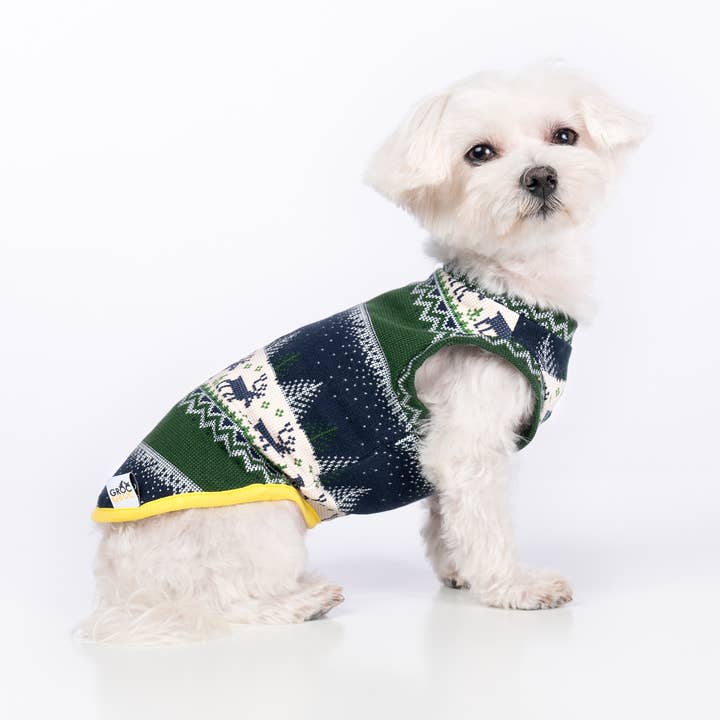 Groc Groc - Wholesale Pet Sweater - Dog - Groc Groc Willy Christmas dog sweater - 2 colors7