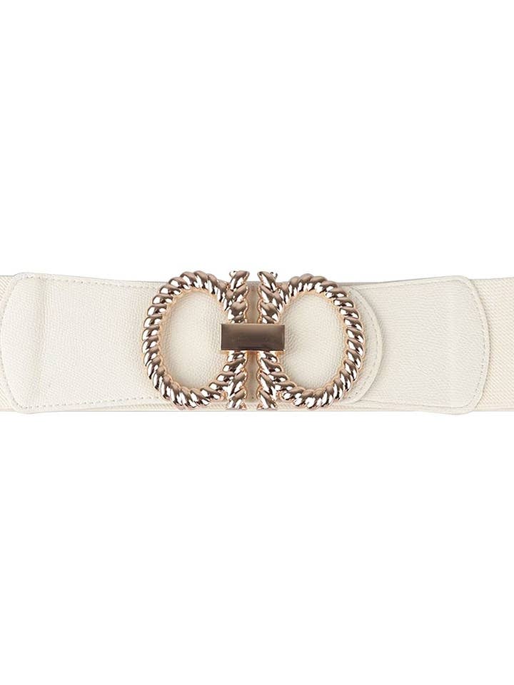 CEINTURE ÉLASTIQUE EN MÉTAL À LA MODE pour la vente par Pink Irene Wholesale