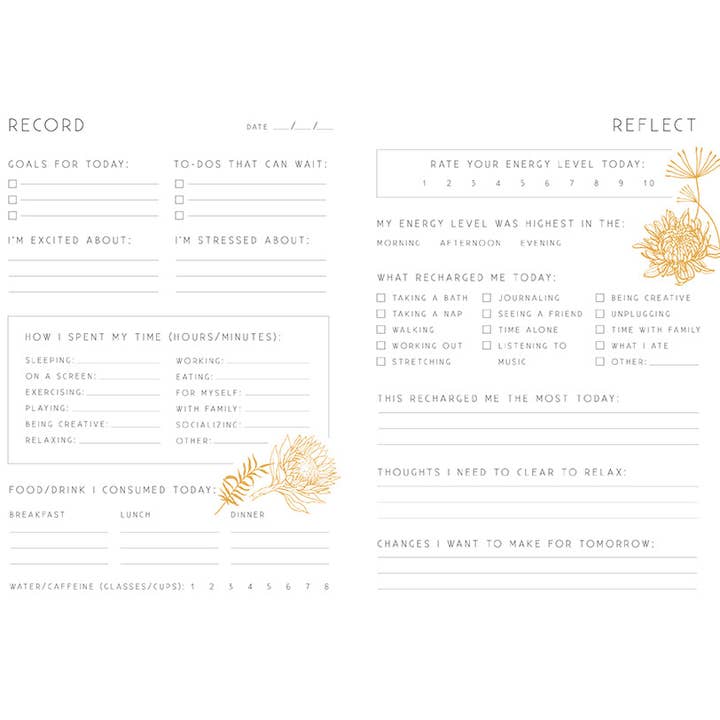 Insight Editions - #1 Pop Culture Publisher - Wholesale Journal/Diary - Recharge: A Day and Night Reflection Journal3