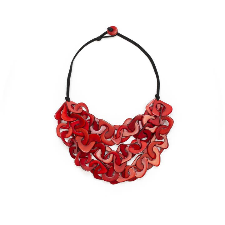 Organic Tagua Jewelry - Wholesale Bib Necklace - Vero Necklace