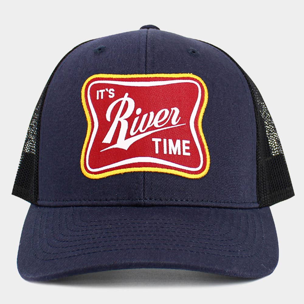 Sensibling Corp. - Wholesale Truckerpet - Uniseks - De River Time Patch Mesh Achterkant Pet3