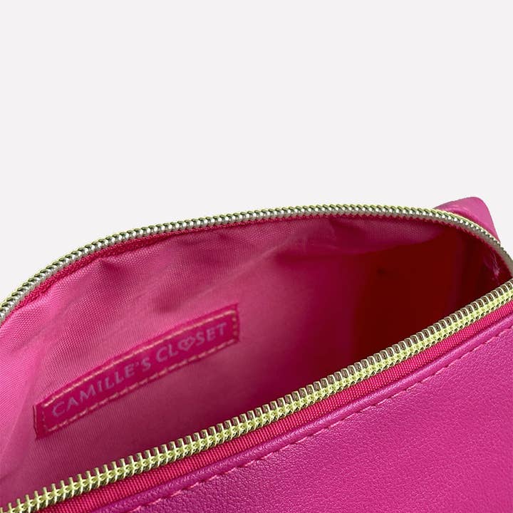 Camille’s Closet - Wholesale Makeup/Cosmetic Bag - Rose Embroidered Cosmetic Bag2