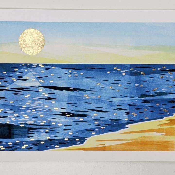 Slow Sunday - Wholesale Art Print - ‘Golden Hour 2’ Beach Scene Fine Art Print8