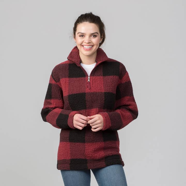 Boxercraft - Wholesale Fleece - Women's - Quarter Zip Sherpa Pullover