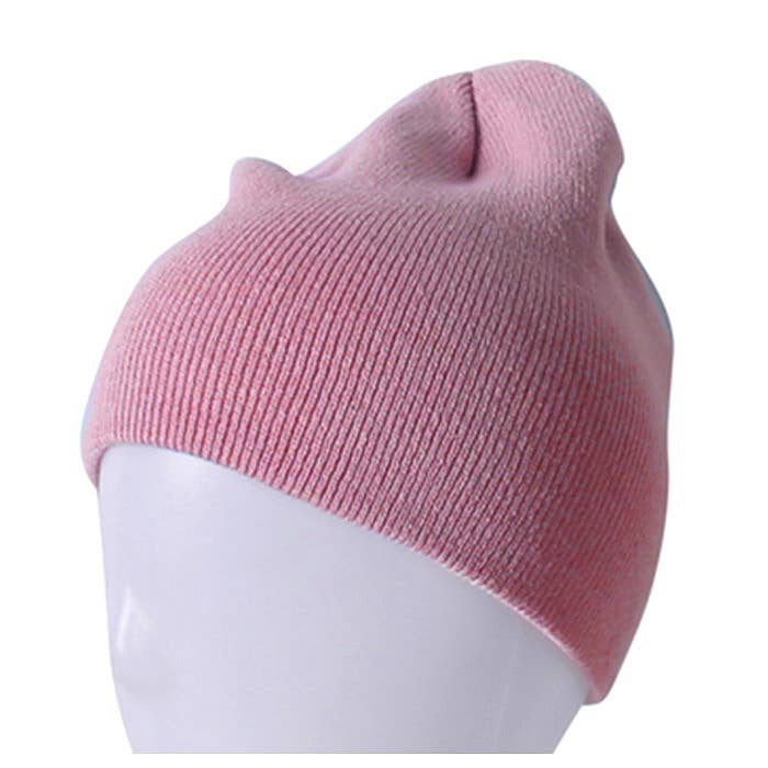 Diacly - Wholesale Beanie - Unisex - Soft Warm Unisex Solid Color Knitted Beanie short length5