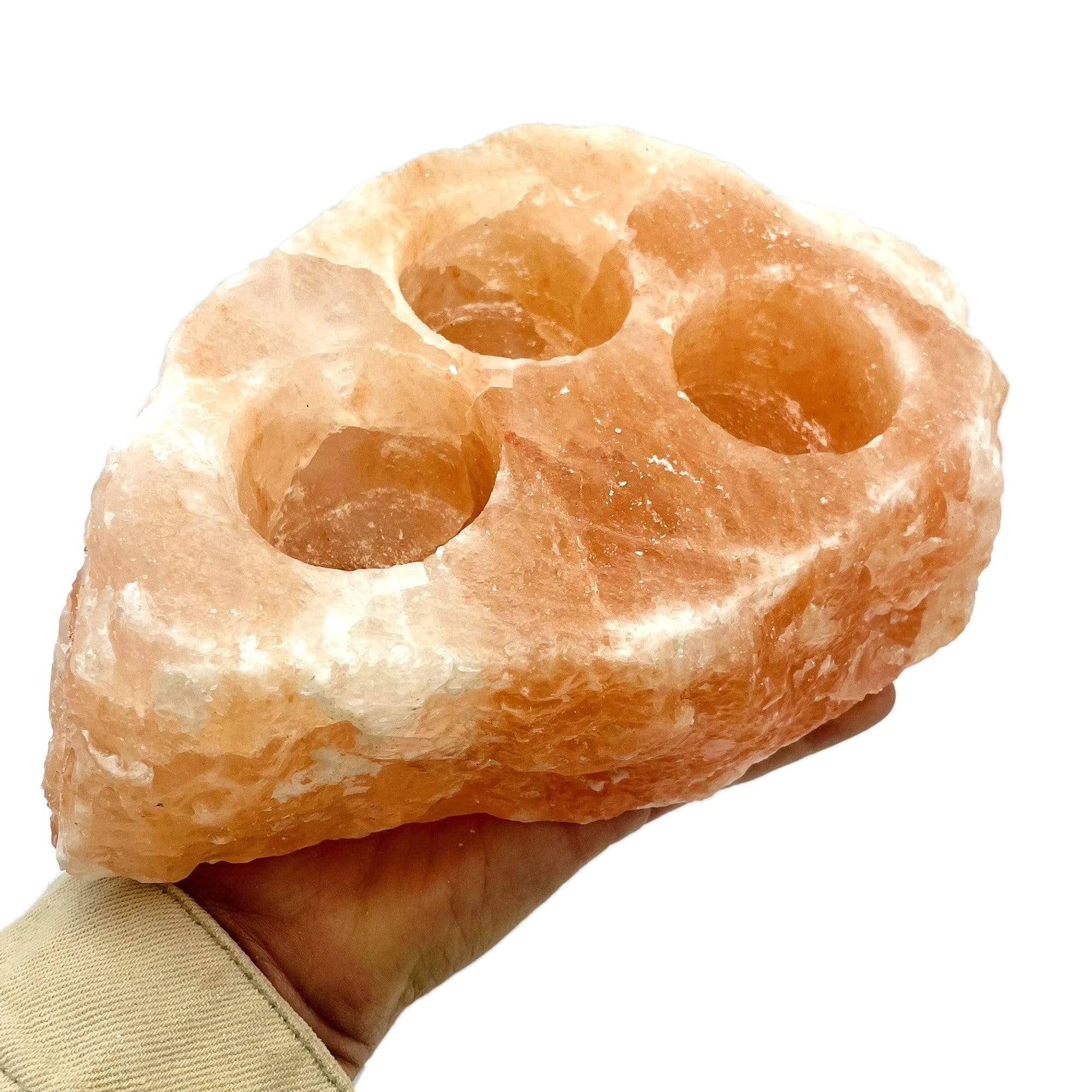 Rock Paradise - Wholesale Candle Holder - Himalayan Salt Candle Holder - Natural Stone Crystal2