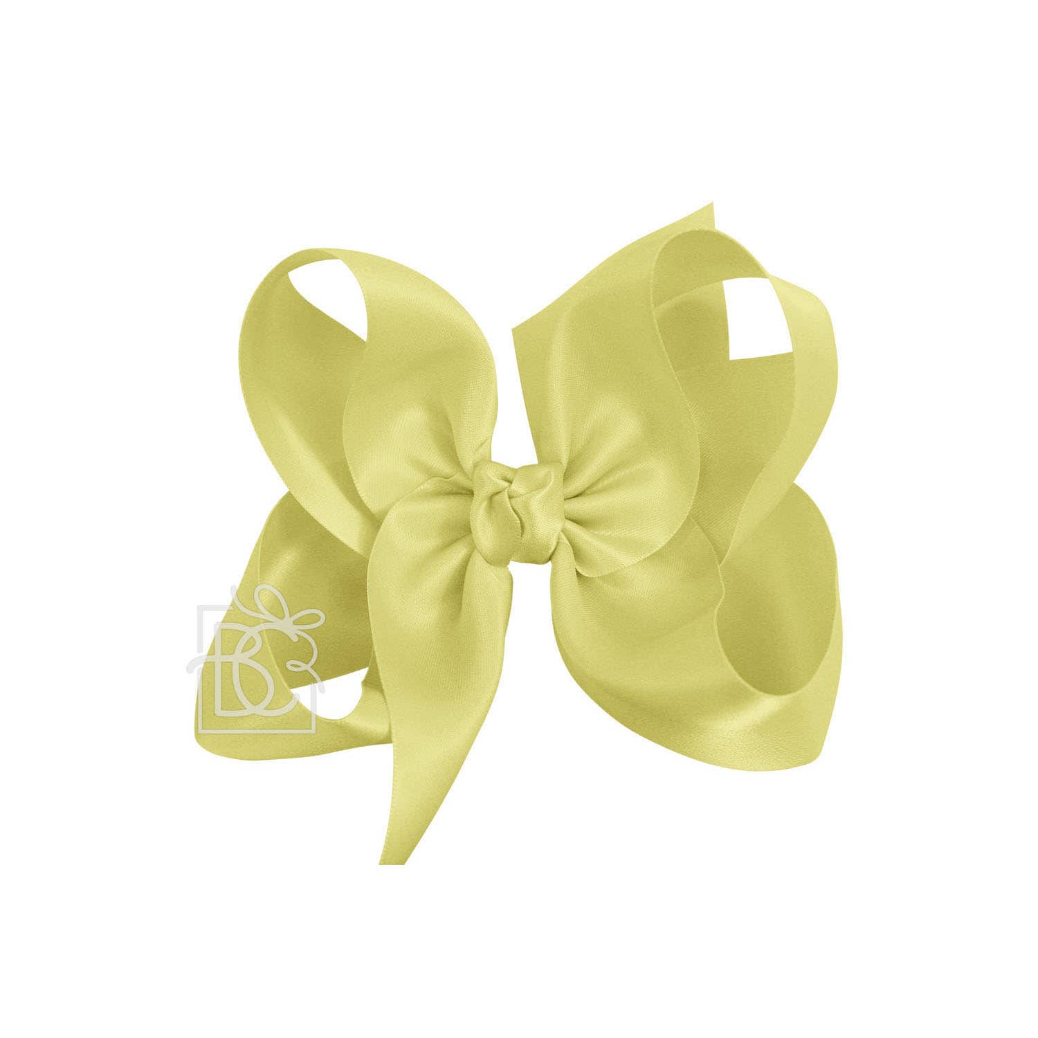 Beyond Creations, LLC - Wholesale Hair Bow - Kids - SATIN BOW ON CLIP74
