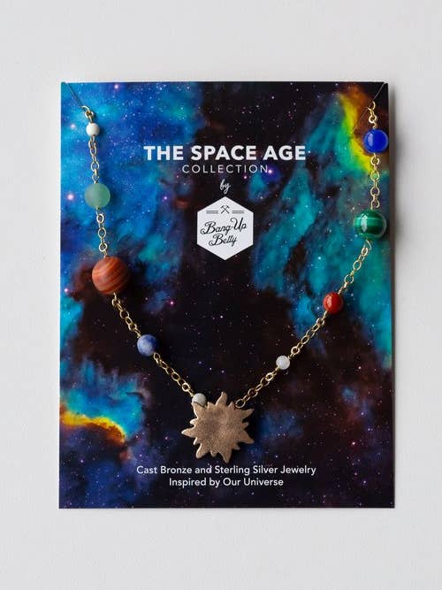 Solar System Necklace for wholesale by Bang-Up Betty