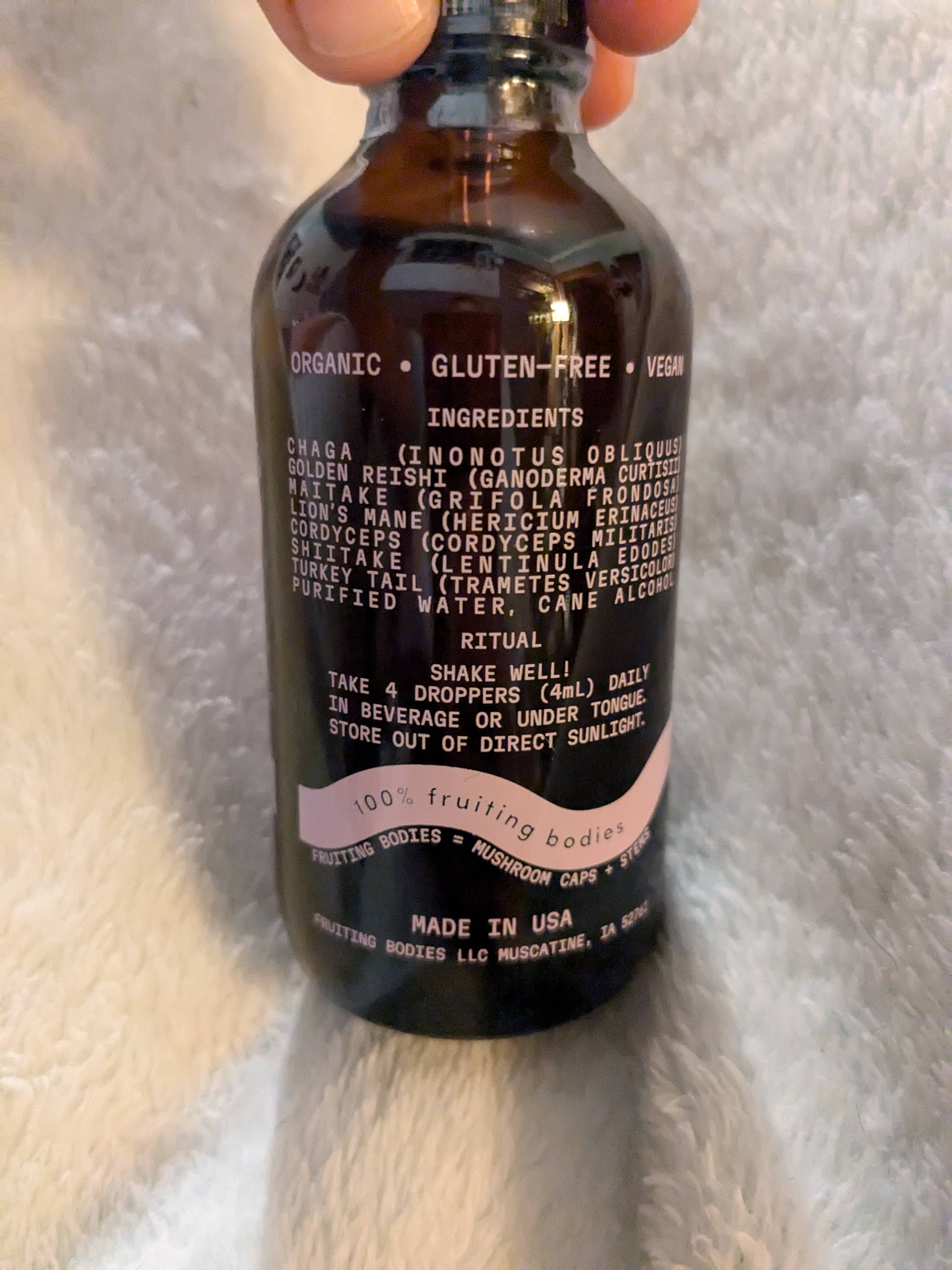 Fruiting Bodies – wholesale Tincture – Synergy Dual Extract Tincture - 4oz1