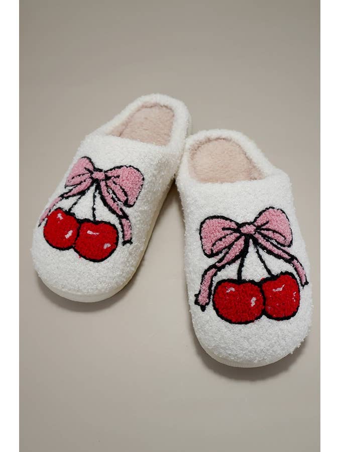 JOSSLYN by wall to wall - Wholesale Slippers - Women's - SOFT PLUSH MUSHROOM HEART RAINBOW WARM SLIPPERS | 40SP014