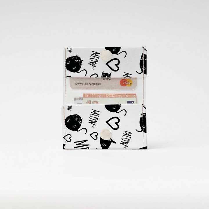 I Like Paper - Vendita all'ingrosso Portafogli - Donna - Portafoglio con patta in Tyvek® MEOW2