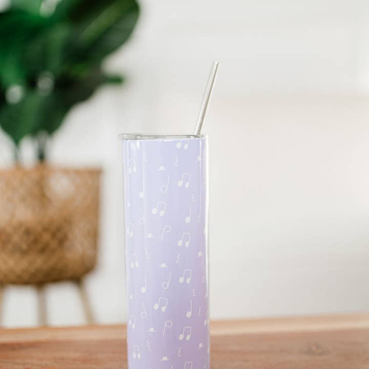 Musically Minted - Wholesale Insulated Mug/Tumbler - Music Note Skinny Tumbler11