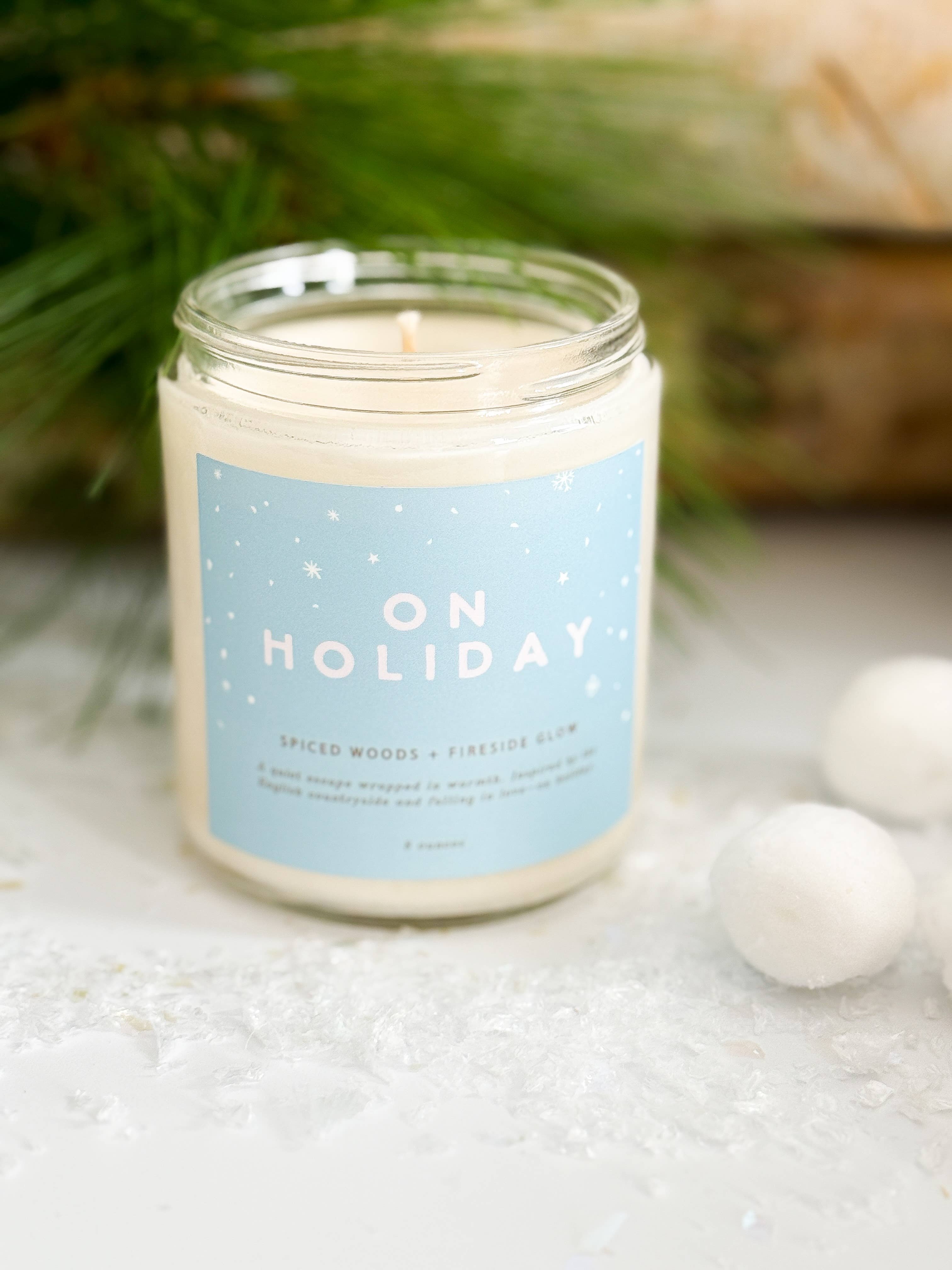 Declaration & Co - Wholesale Jar/Filled Candle - On Holiday Candle - 8 oz.  1