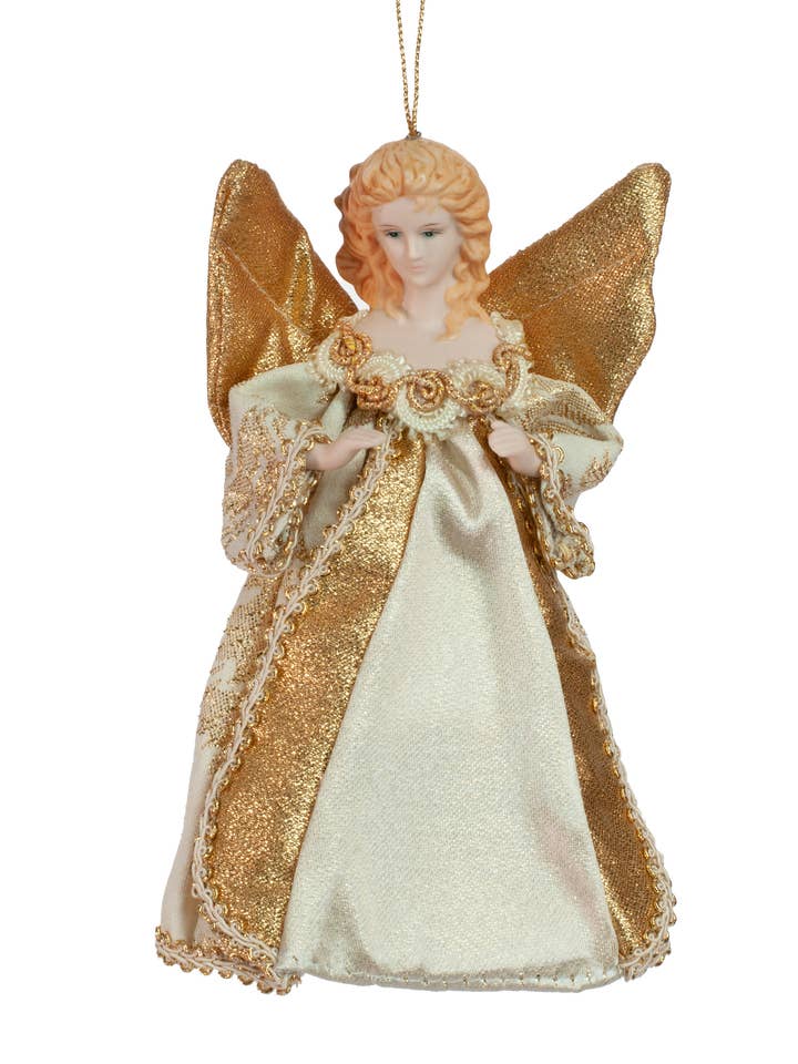 Gold Angel Ornament for wholesale by Starlight Collection