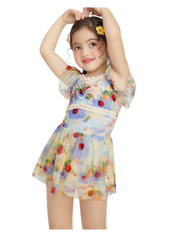 Multi Colored Sunberry Bloom Mommy & Me Set for wholesale on Faire1