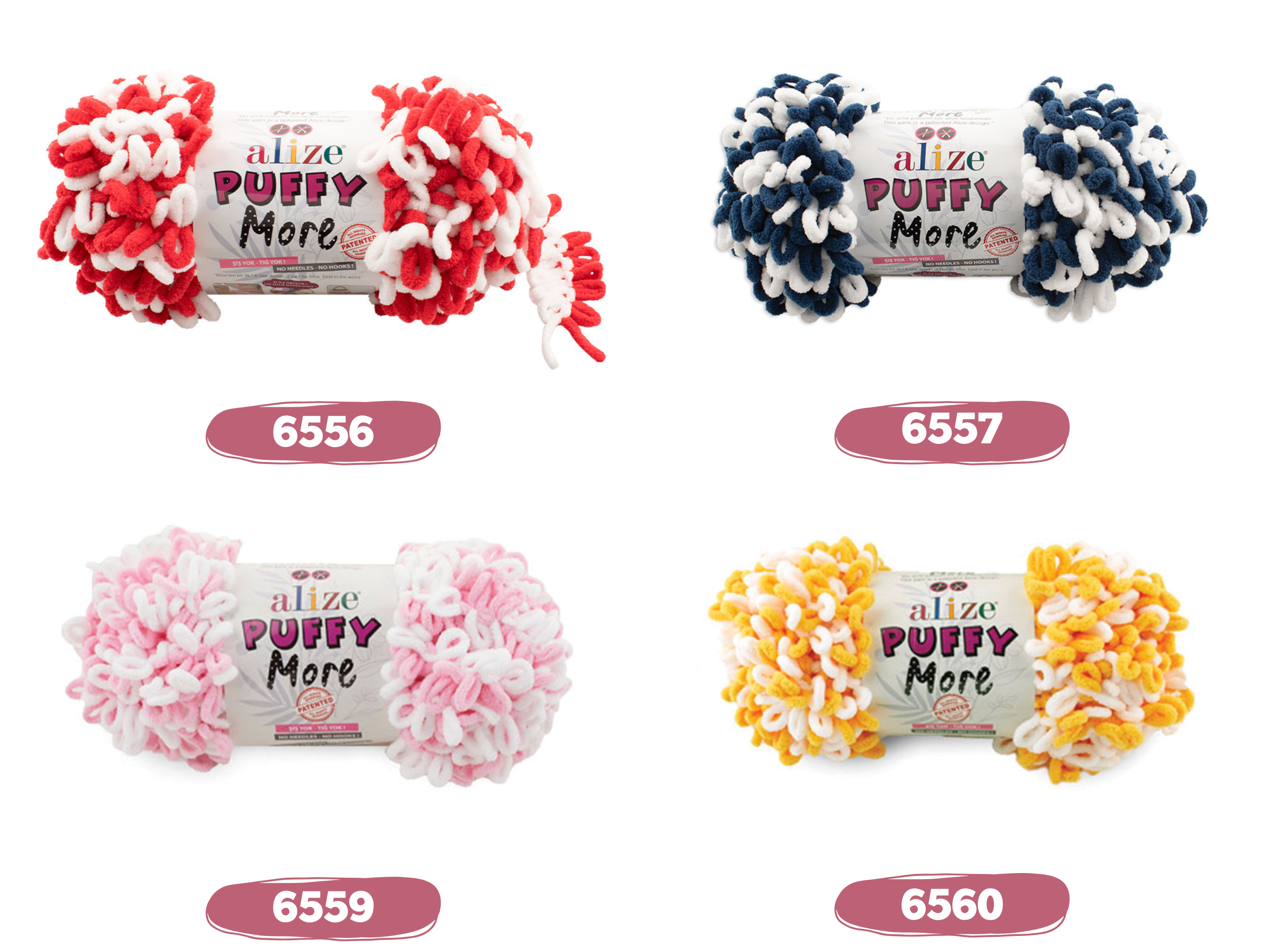 Craftsyarn – wholesale Garn – Alize Puffy More | Filtgarn | Puffy Garn | Mjukt garn5