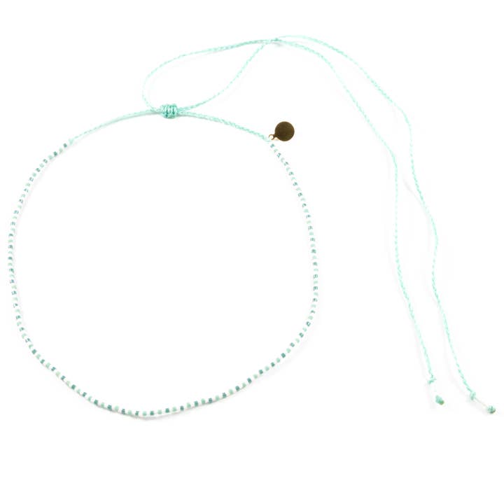 Colar de sereia alternada de duas cores de pepino e jardim secreto por atacado de Nica Life