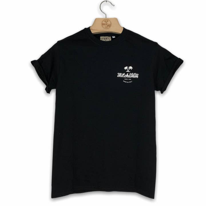 Mitchum Logo T-Shirts - Schwarz für den Großhandel von Mitchumm Industries