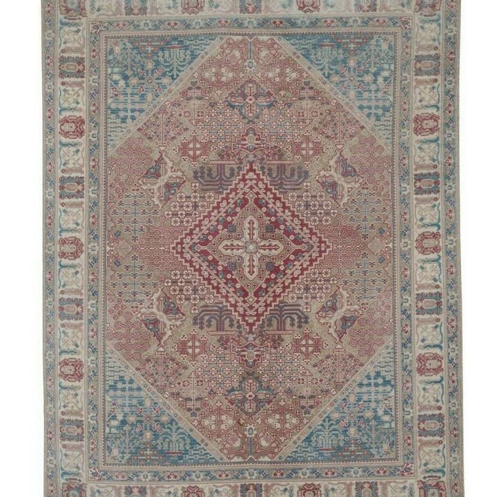 Vintage Ovanliga bleka turkiska Oishak matta - matsal matta 4'9 "X 6'4" för wholesale av Vintage Pillows Store