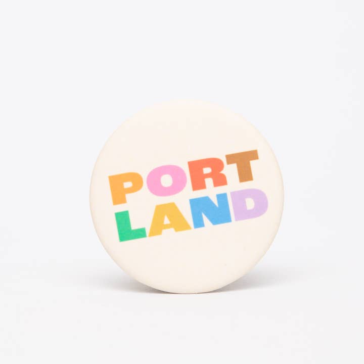 Tender Loving Empire - Wholesale Magnet - Portland Color Block Round Magnet2