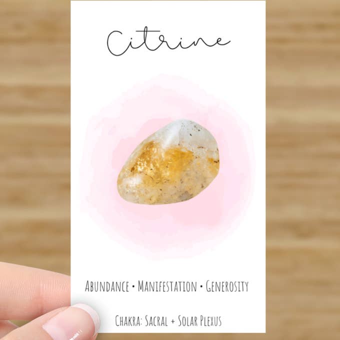 Liv Rocks – Pedra/cristal espiritual por atacado – Cartões de cura de cristal | Cartões de exibição de significado de pedras preciosas