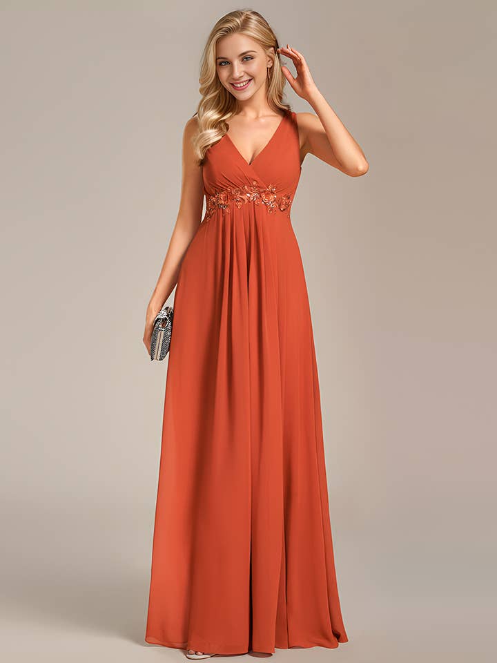 Ever-Pretty - Wholesale Gown – Women's - 2 Style Elegant Chiffon Bridesmaid Dress43