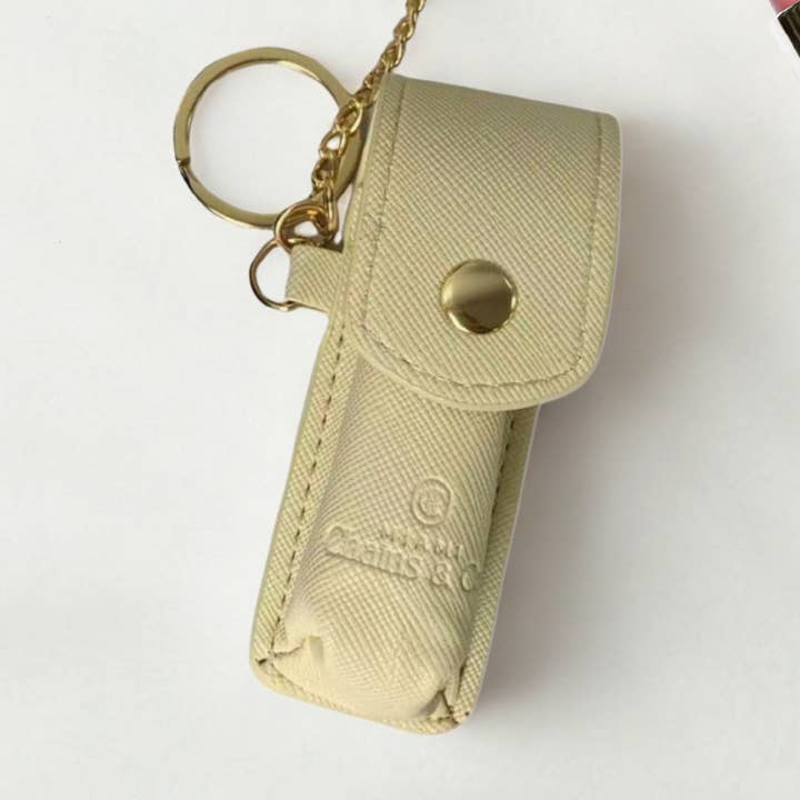 Portable Lipstick Case in Jet Gold for wholesale by Miami Chains & Co.