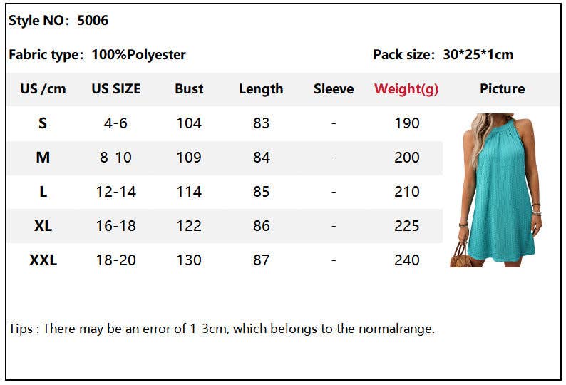 Lovesoft - Wholesale Dress - Women's - Solid Color Round Neck Hanging Neck Loose Sleeveless Dress Women15