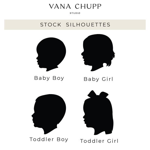 Vana Chupp Studio - Wholesale Individual Charm/Pendant - Ready to Ship - Classic Silhouette Charm - Large