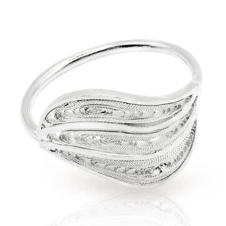 Wave Ring for wholesale by OH VOILA JEWELRY