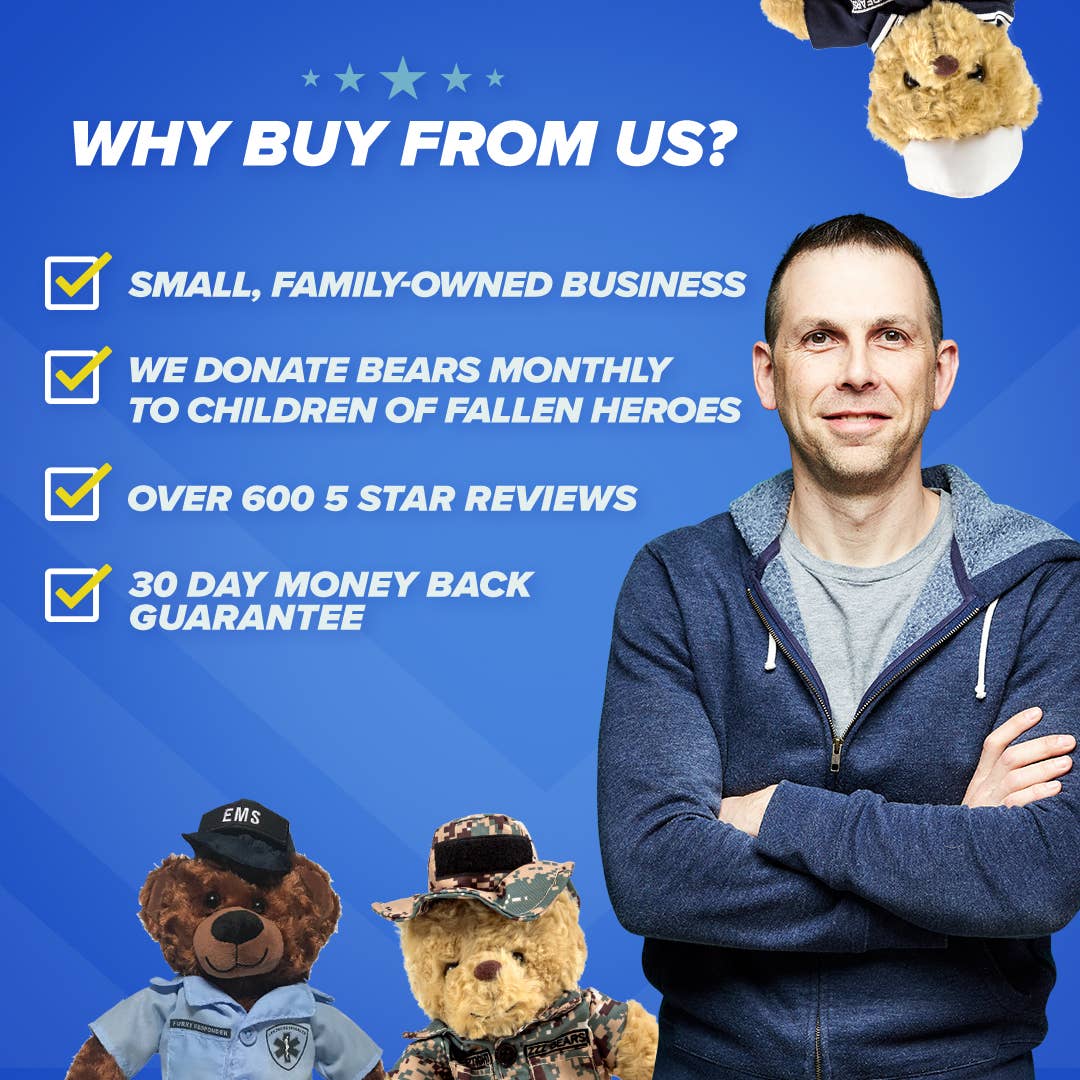 ZZZ Bears - Wholesale Stuffed/Plush Toy - Kids & Baby - Sheriff bear5