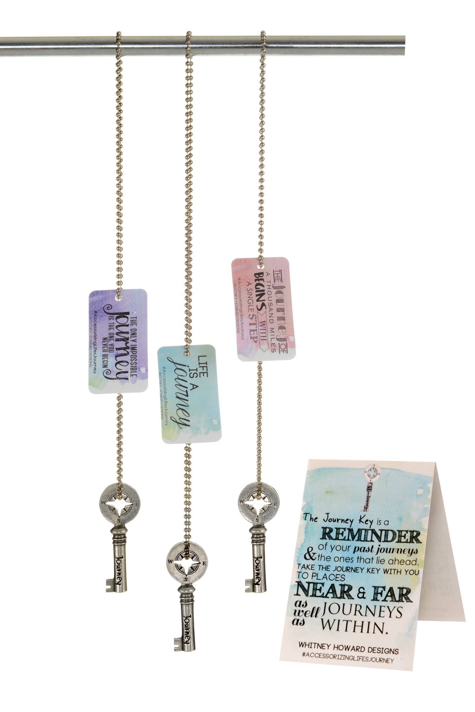 Whitney Howard Designs - Wholesale Pendant/Charm Necklace - Vintage key charms with meaningful words, wearable statement19