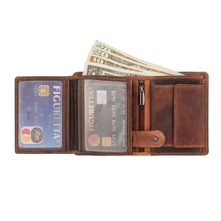 Minori Leather - Wholesale Wallet - Men's - Philip Leather Wallet – Men – Chestnut2