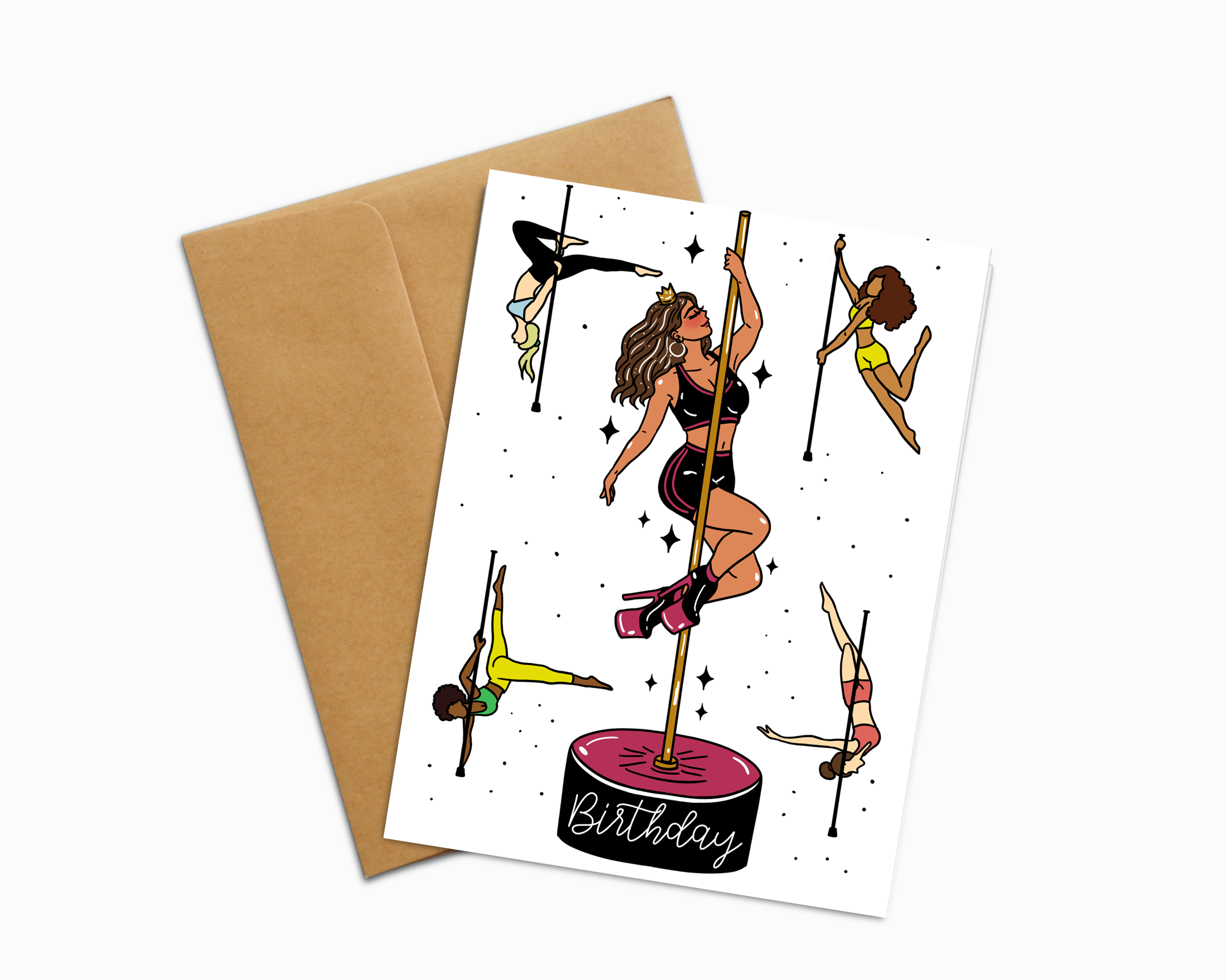 Sole Inspired - Vente Carte de vœux classique - Carte d'anniversaire de pole dance0