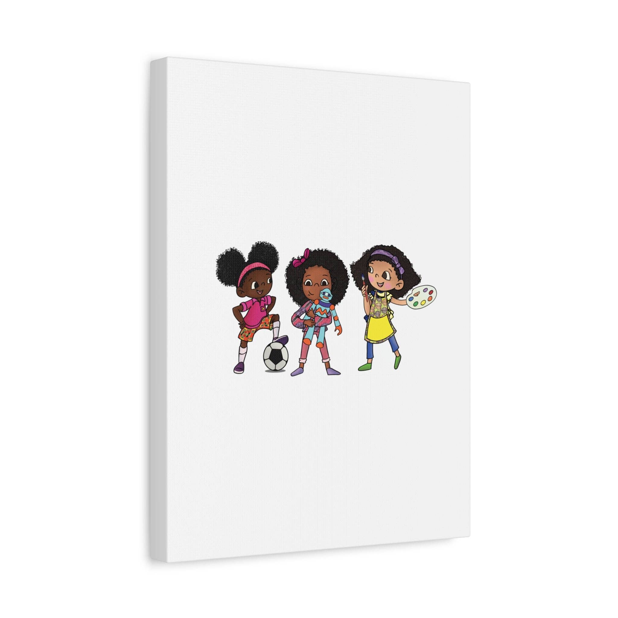 Ikuzi Dolls - Wholesale Art Print - Kids & Baby - Kids' Canvas Wall Art - Playful Characters for Creative Spaces147