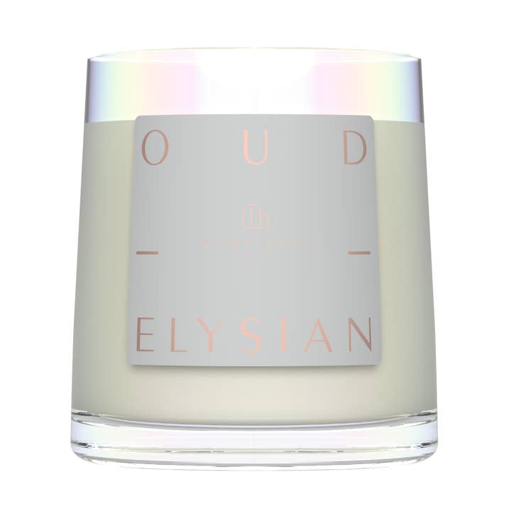 Vela artesanal con fragancia francesa Oud Elysian — Colección Reserve — para venta al por mayor de Maison + House