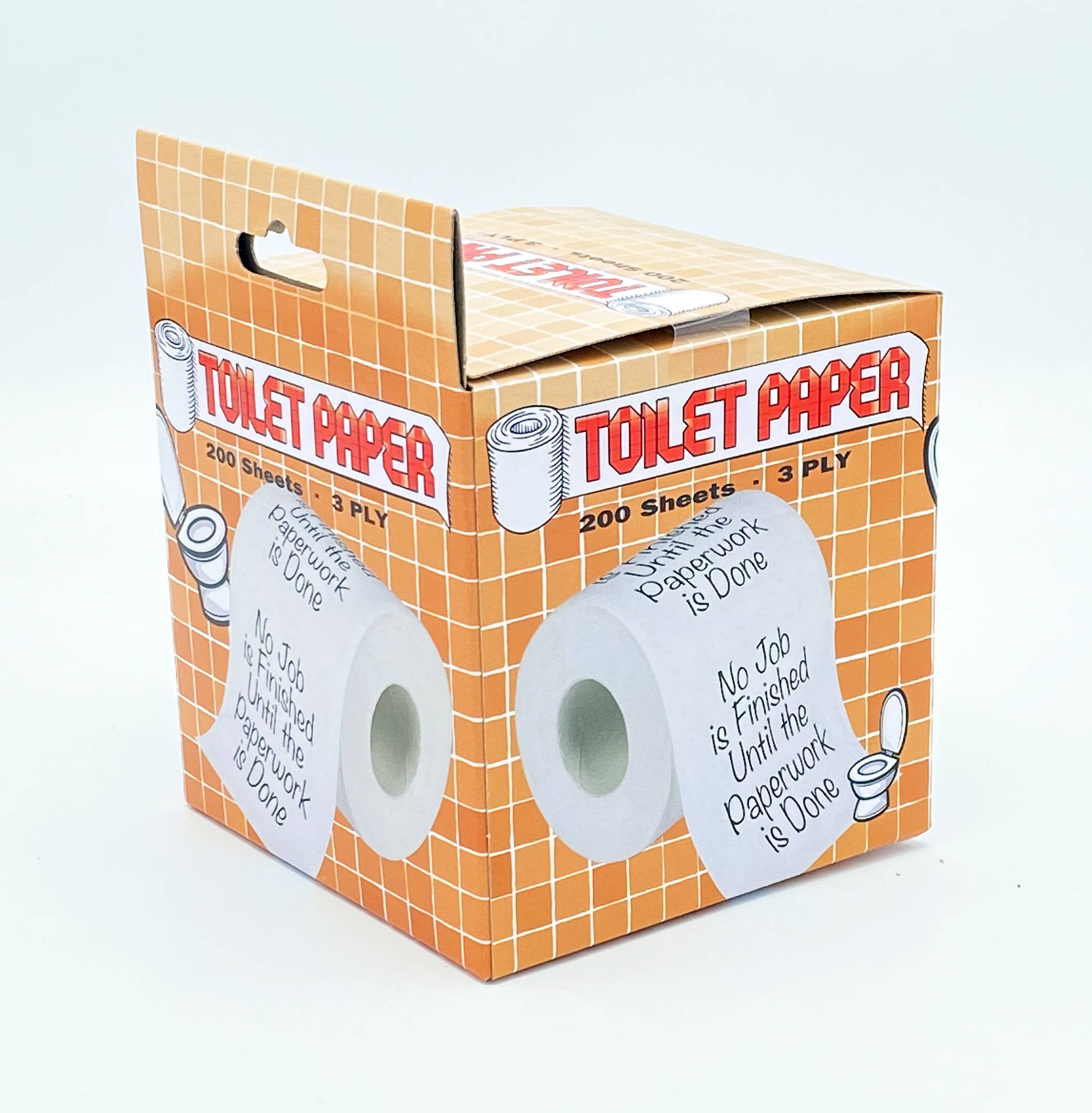 Island Dogs - Wholesale Toilet Paper - Novelty Toilet Paper - No Job Finished - Gift and Stocking Stuffer3