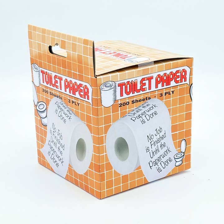 Island Dogs - Wholesale Toilet Paper - Novelty Toilet Paper - No Job Finished - Gift and Stocking Stuffer3