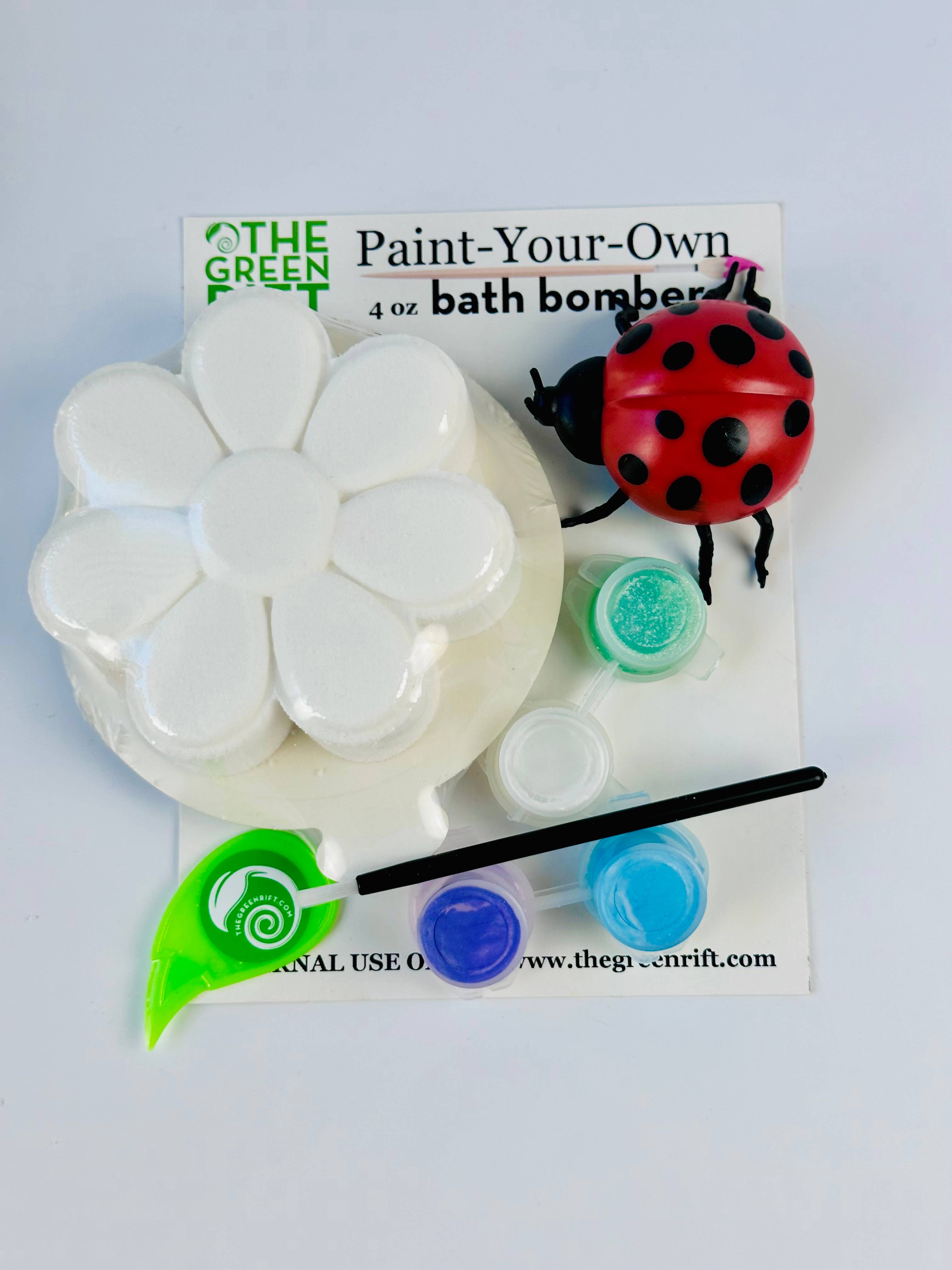 The Green Rift - Wholesale Bath Bomb/Fizz - Flower Bath Bomb Paint-Your-Own Set3