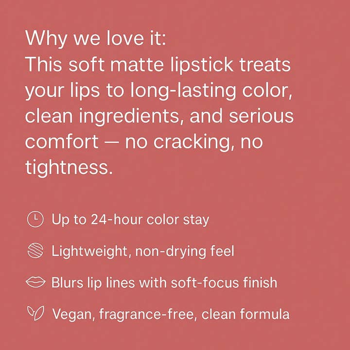 Delune - Wholesale Lipstick - LuxMatte 24-Hour Lipstick2